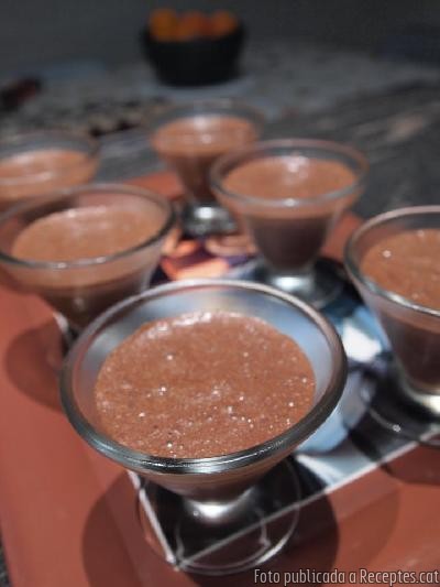 Mousse lleuger de xocolata